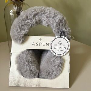 Aspen faux fur adjustable earmuffs